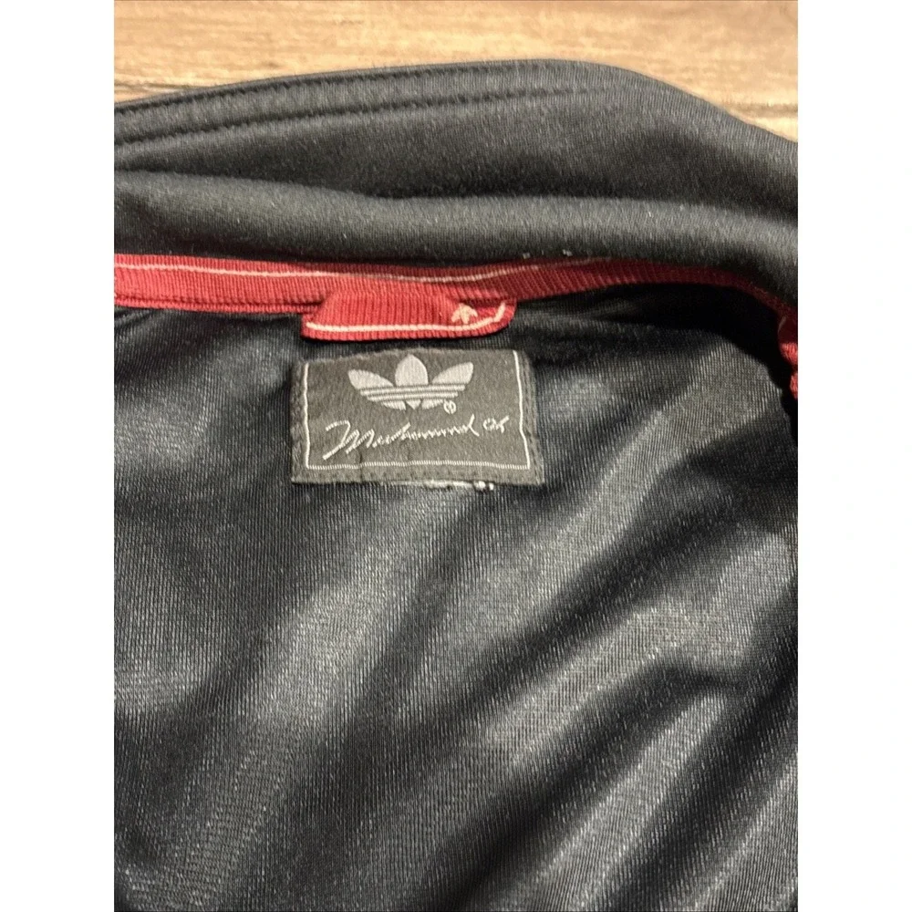 Adidas Muhammad Ali Men's Triple Black Track Jacket Greatest Of All Time Size Xs
